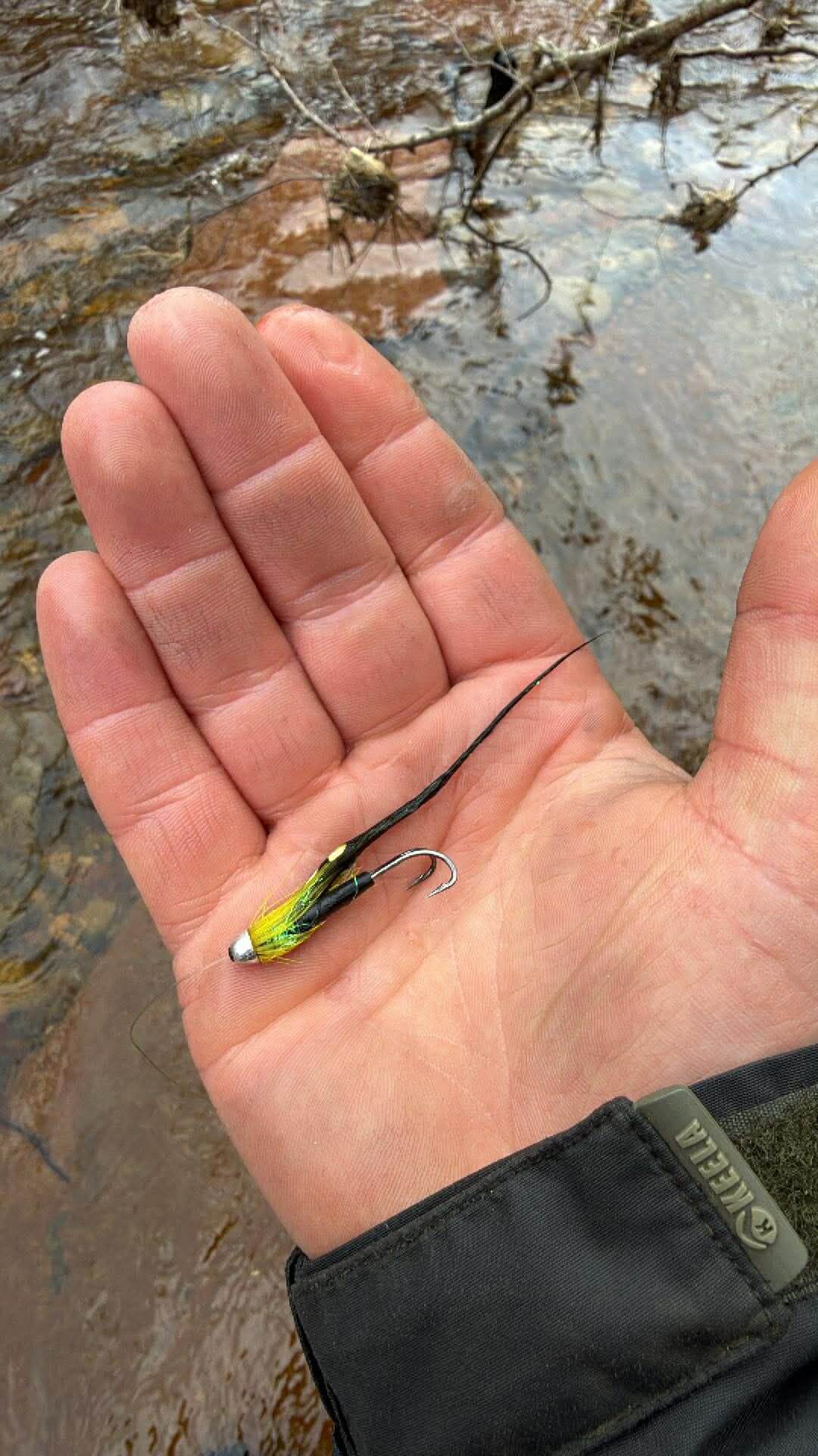 Ollie Braithwaite with salmon 2 from Canterland