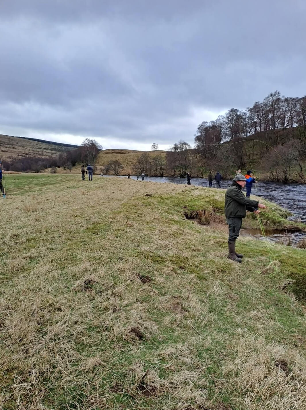 Ollie Braithwaite with salmon 2 from Canterland