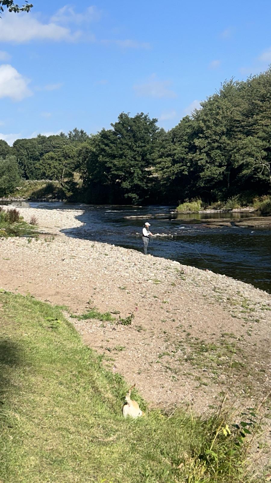 Ollie Braithwaite with salmon 2 from Canterland
